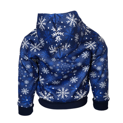 Navy Mascot Christmas Hoody Junior