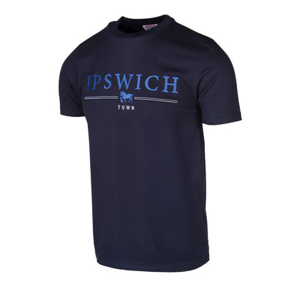 Navy Melton Tee