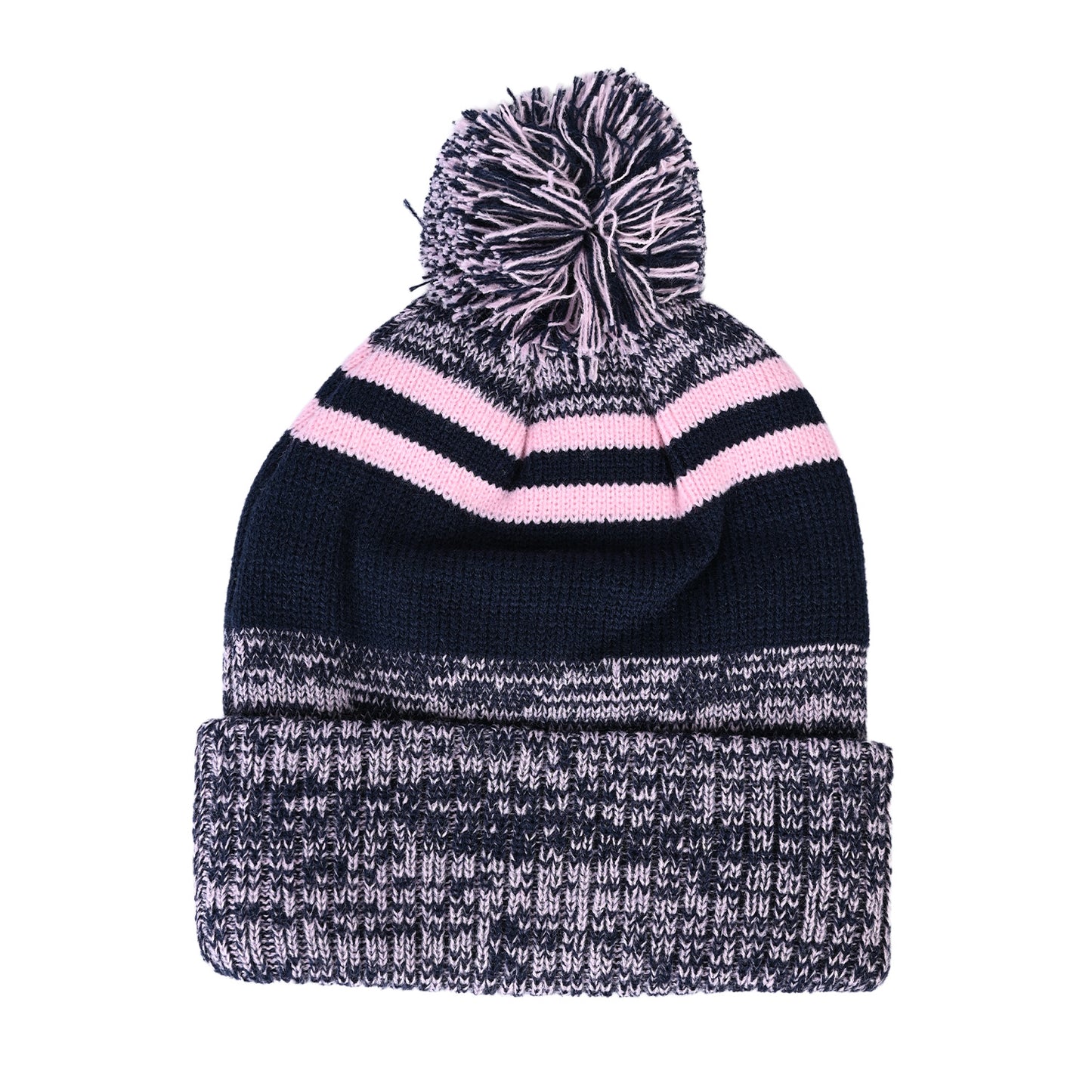 Navy/Pink Mix Bobble Ladies
