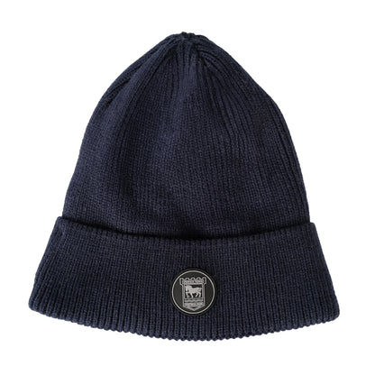 Navy Ribbed Beanie Adult