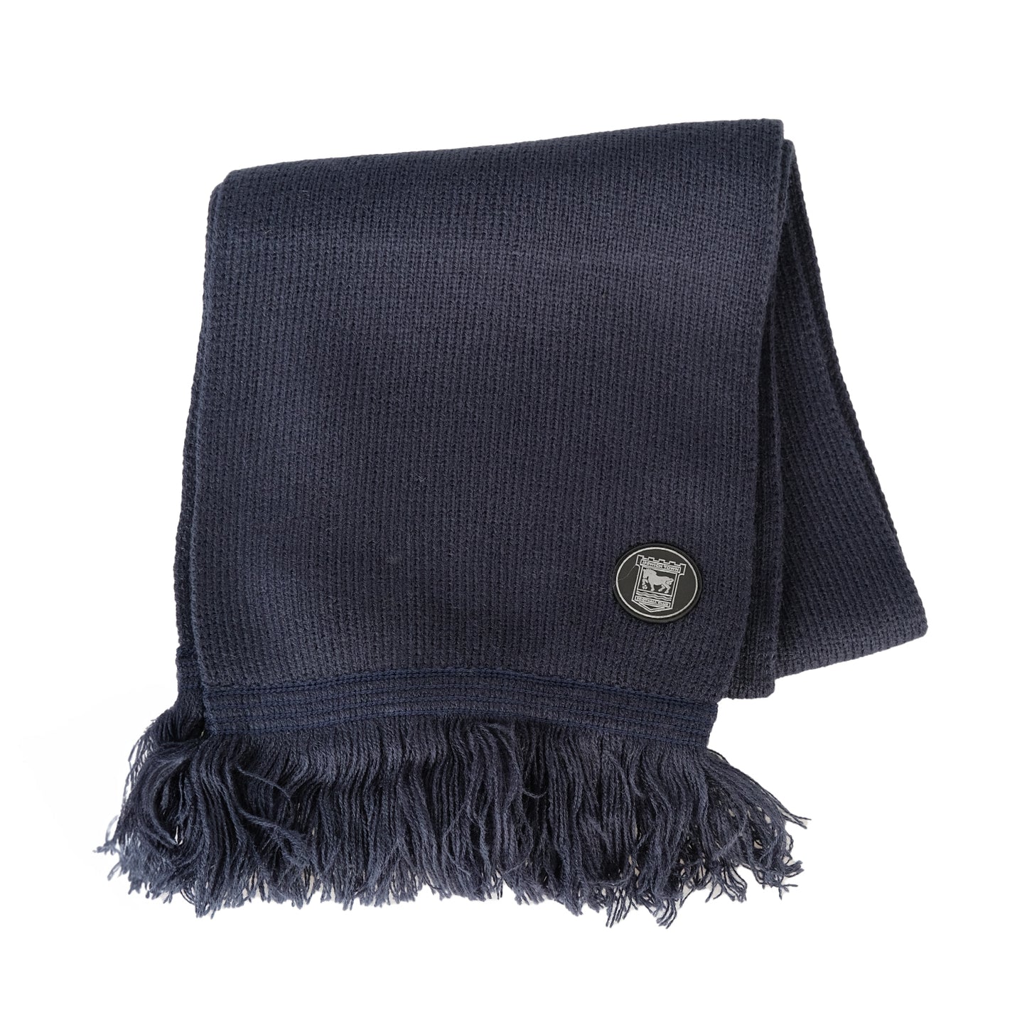 Navy Ribbed Scarf