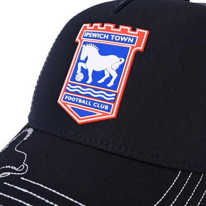 Navy Suffolk Punch Visor Cap Adult