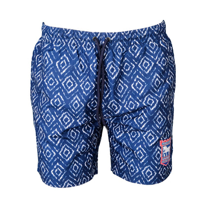 Navy/White Aztec Shorts