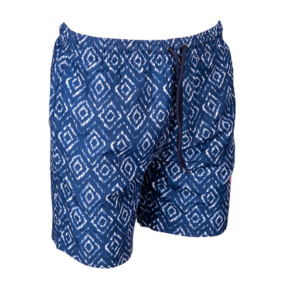 Navy/White Aztec Shorts