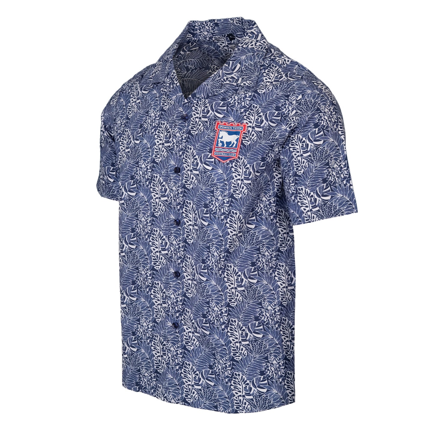 Navy/White Leaf Shirt