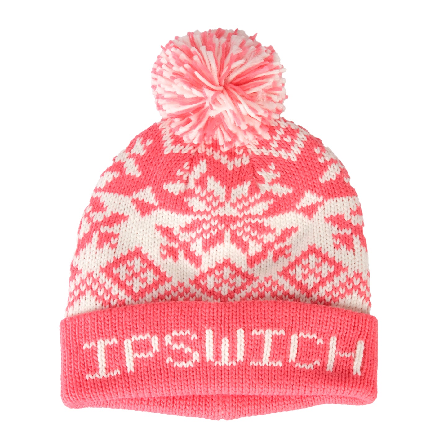 Pink Fairisle Bobble Ladies