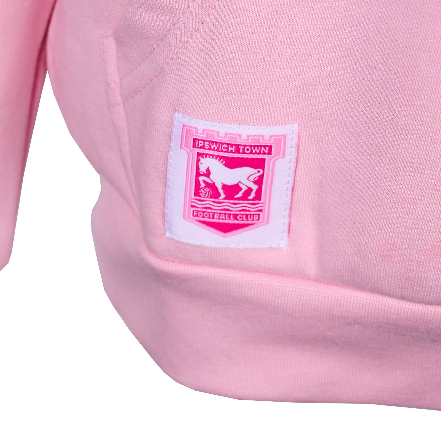 Pink Ipswich Print Hoody Junior