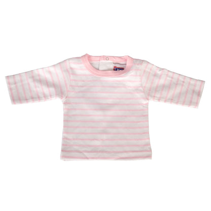 Pink Pinney Dress & T-shirt Set