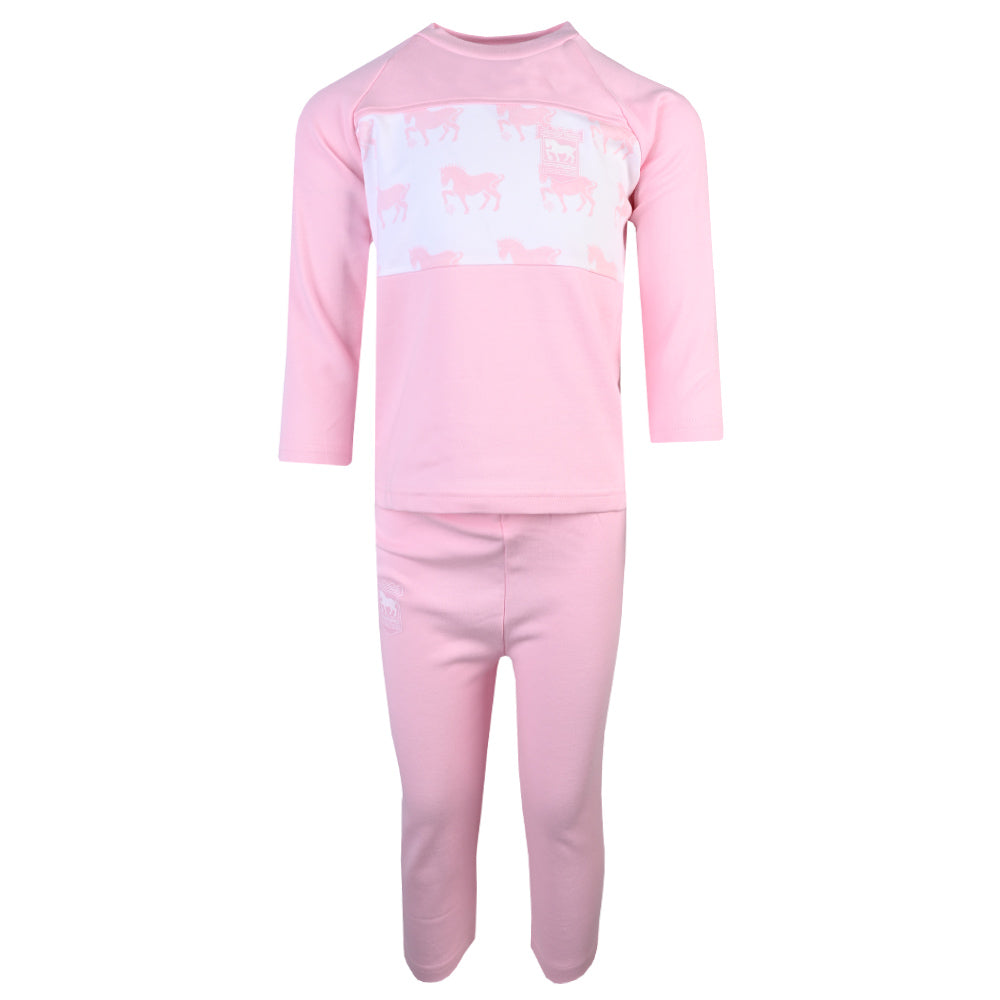 Pink Suffolk Punch PJ Set Junior