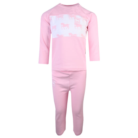 Pink Suffolk Punch PJ Set Junior