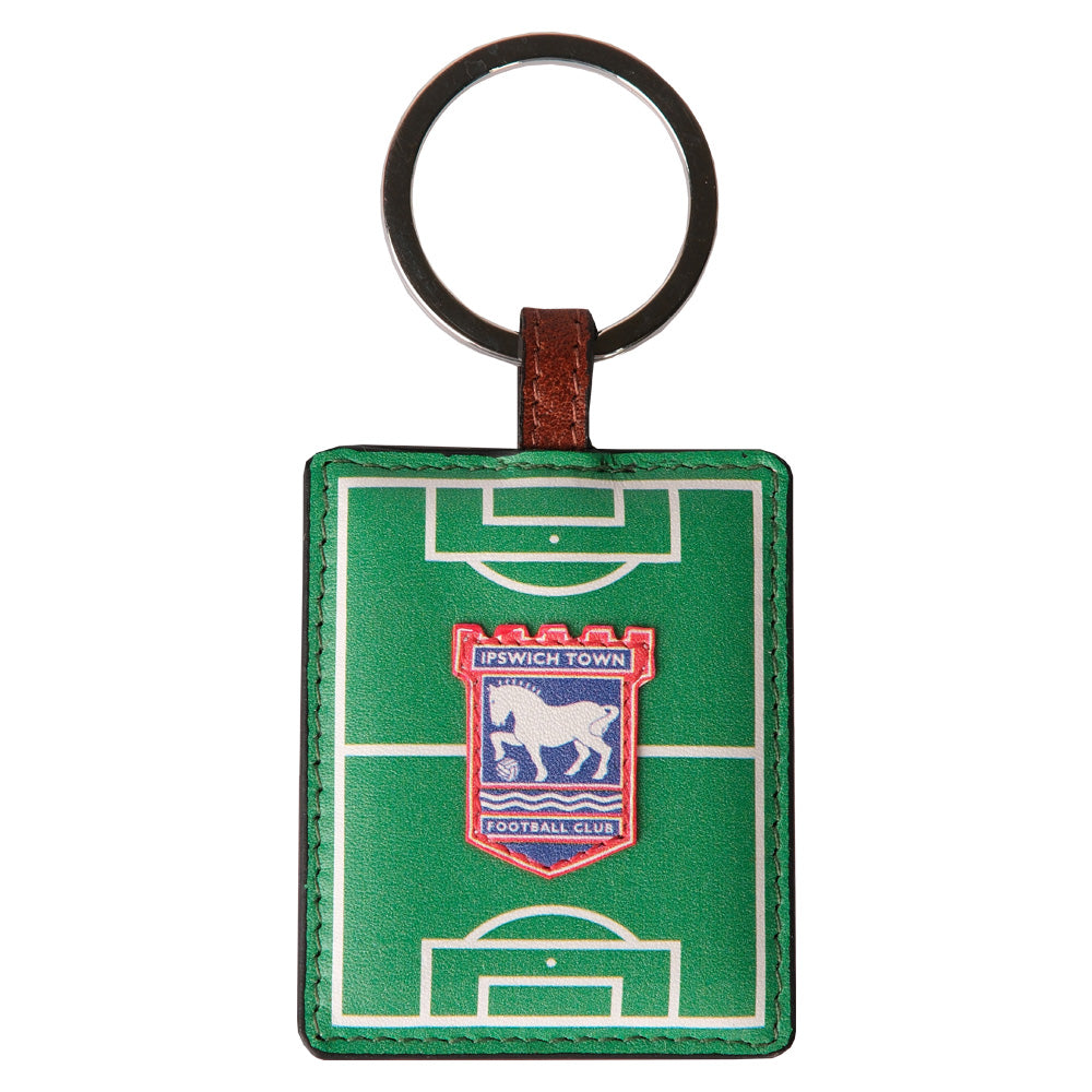 Pitch Leather Keyring