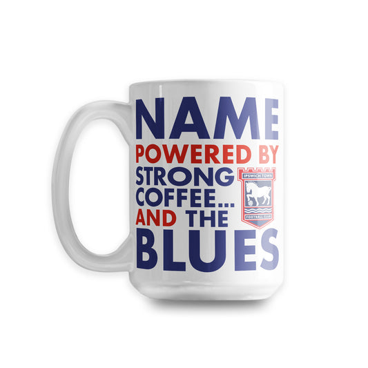 Powered By Coffee Big 15oz Mug Personalised