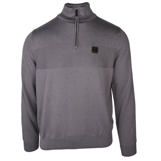 Premium Dark Grey 1/4 Zip Top Dark