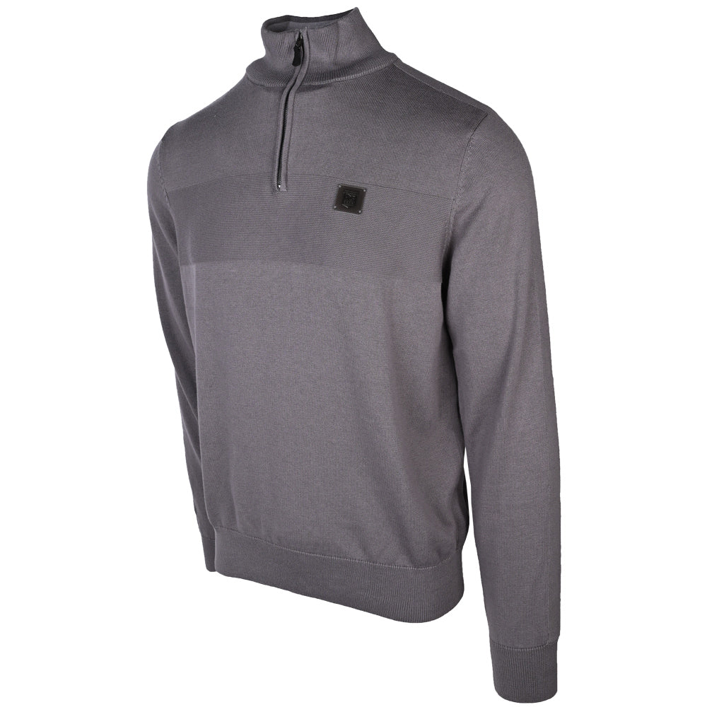 Premium Dark Grey 1/4 Zip Top Dark