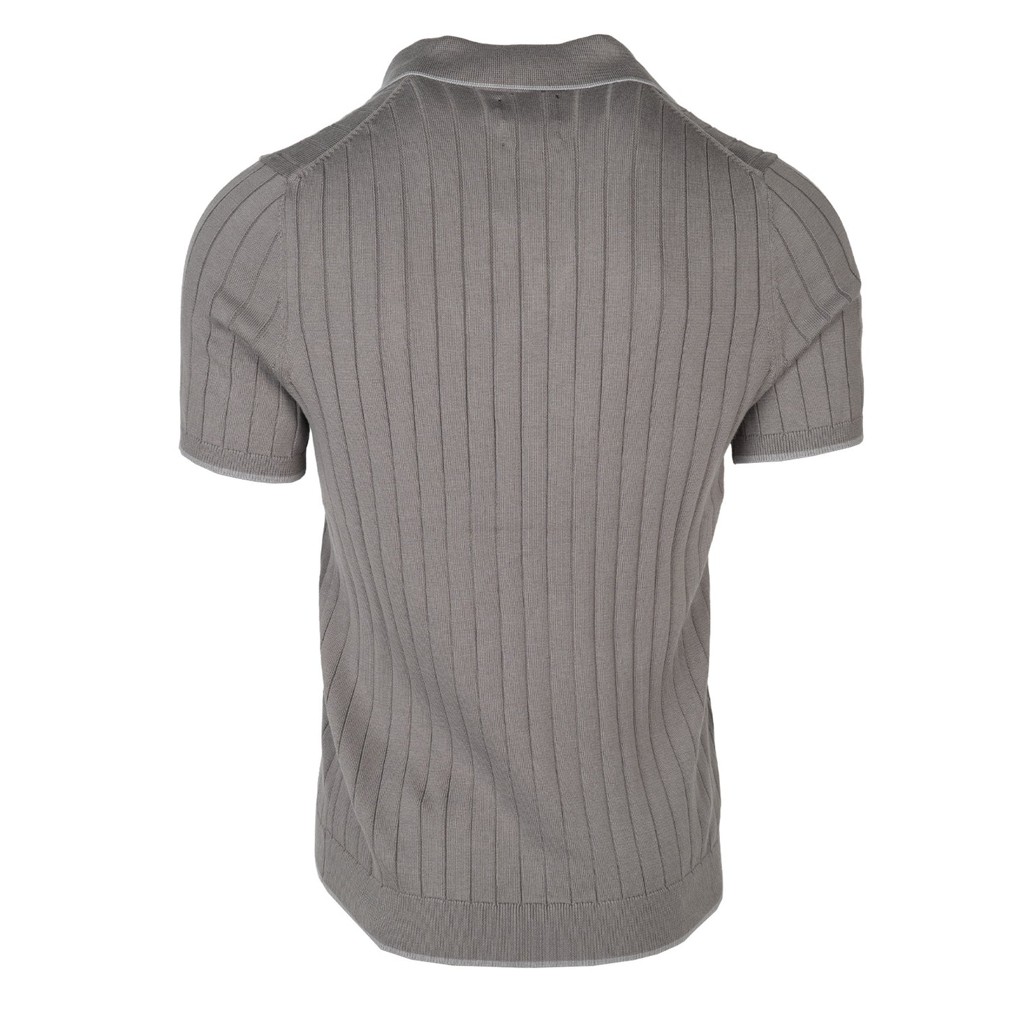 Premium Knitted Dark Grey Polo