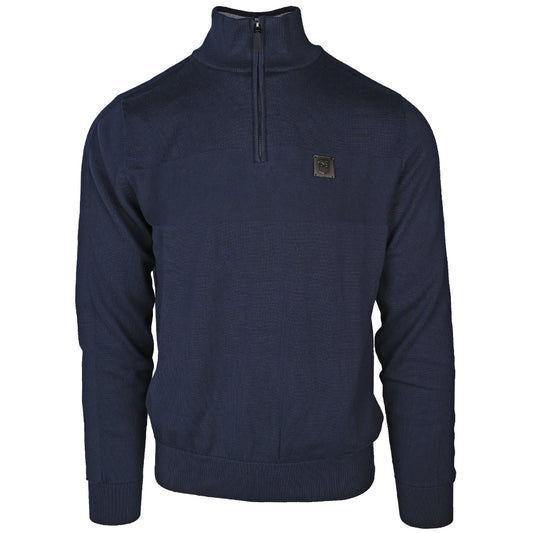 Premium Navy 1/4 Zip Top