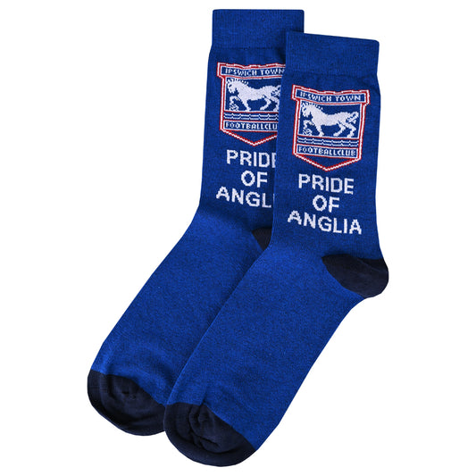 Adult Blue Pride of Anglia Socks