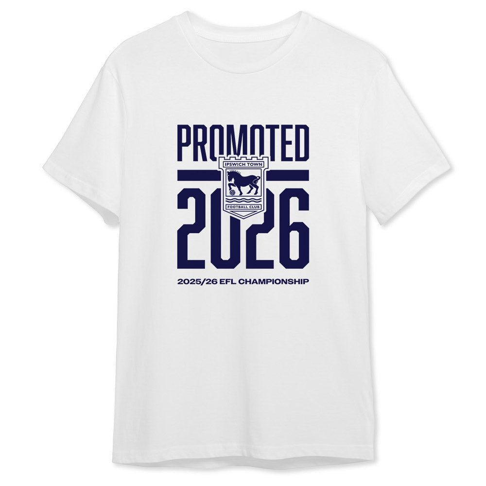 Promoted 26 Tee White Adult
