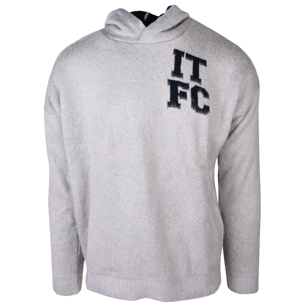 Relaxed Fit Fluffy Knit Hoody