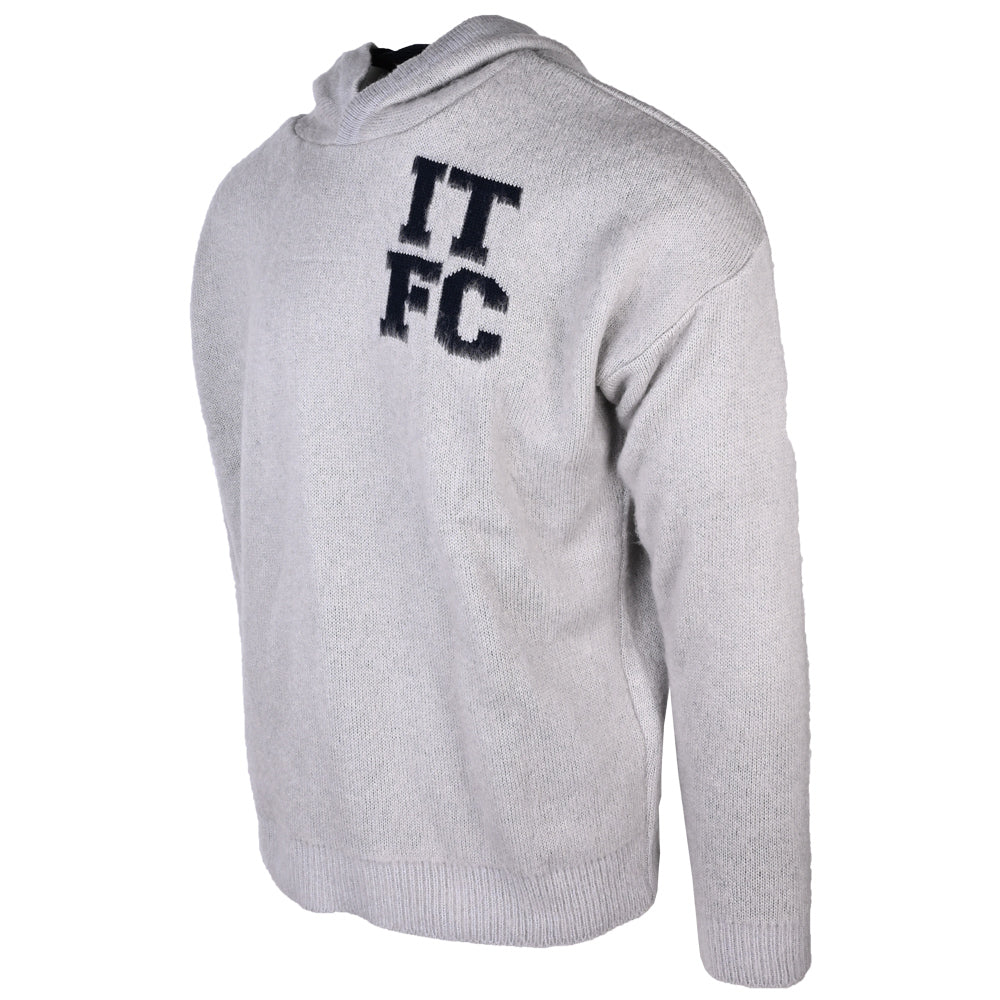 Relaxed Fit Fluffy Knit Hoody