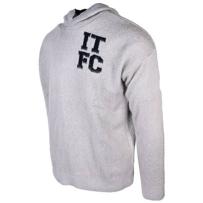 Relaxed Fit Fluffy Knit Hoody
