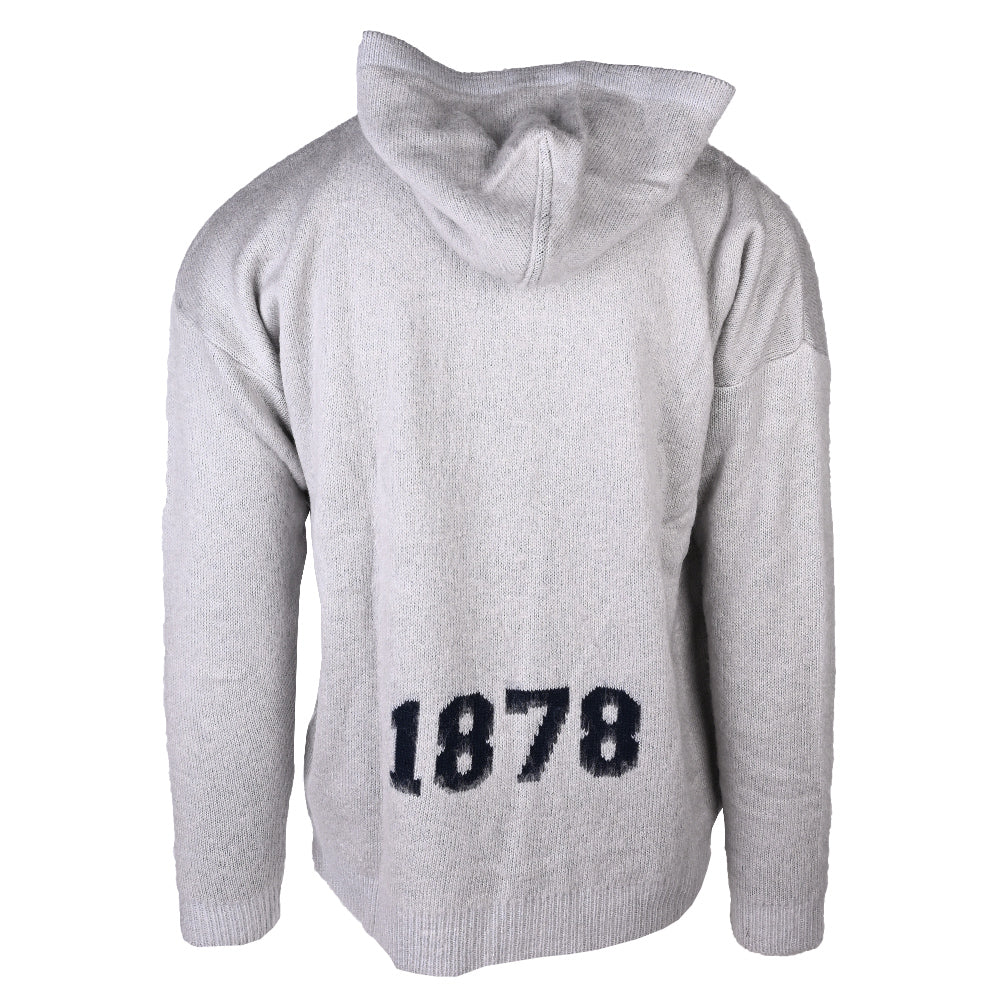 Relaxed Fit Fluffy Knit Hoody