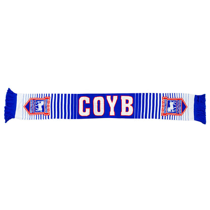 Royal/White COYB Match Scarf