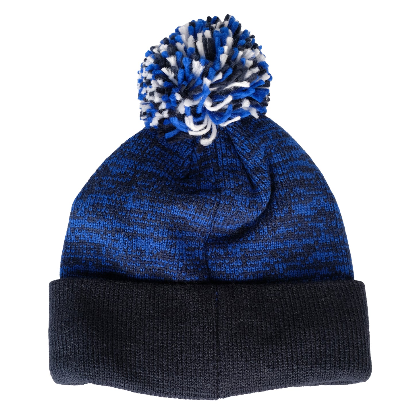 Royal/White Stripe Bobble Junior