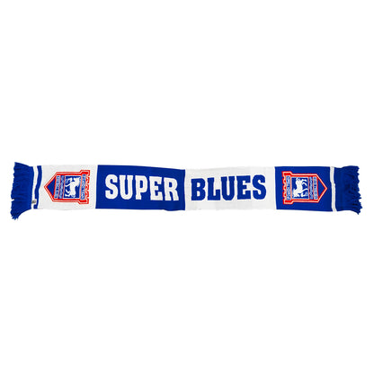 Royal/White Super Blues Match Scarf