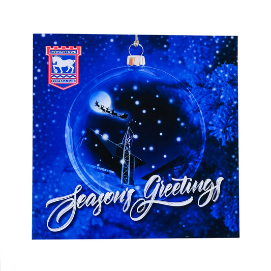 Seasons Greetings Bauble Card