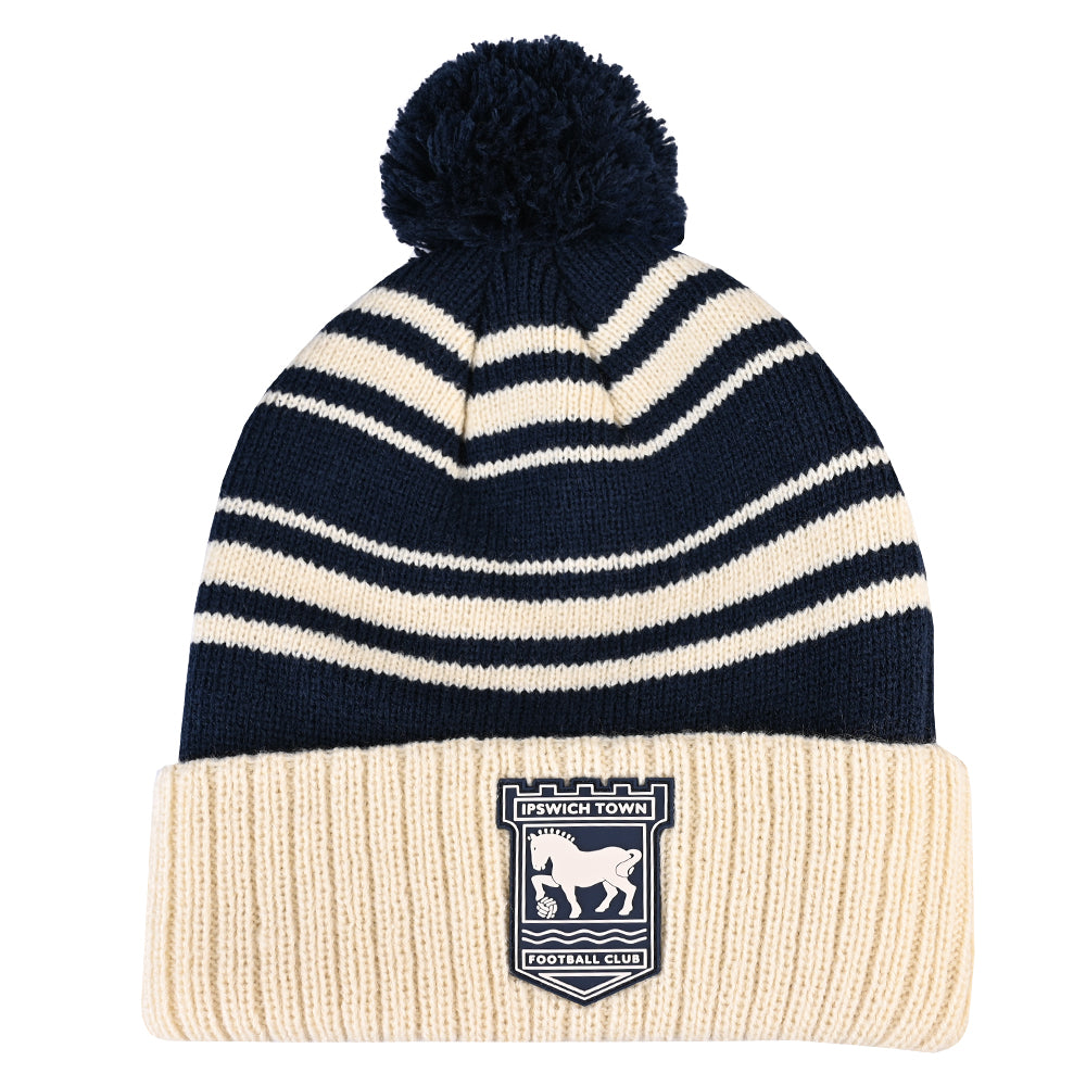 Stone/Navy Crest Bobble Adult