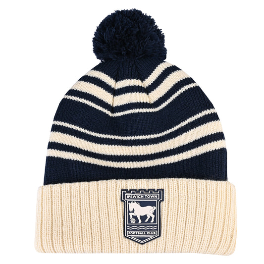 Stone/Navy Crest Bobble Adult