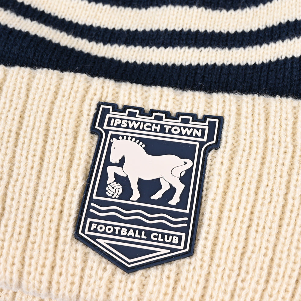 Stone/Navy Crest Bobble Adult