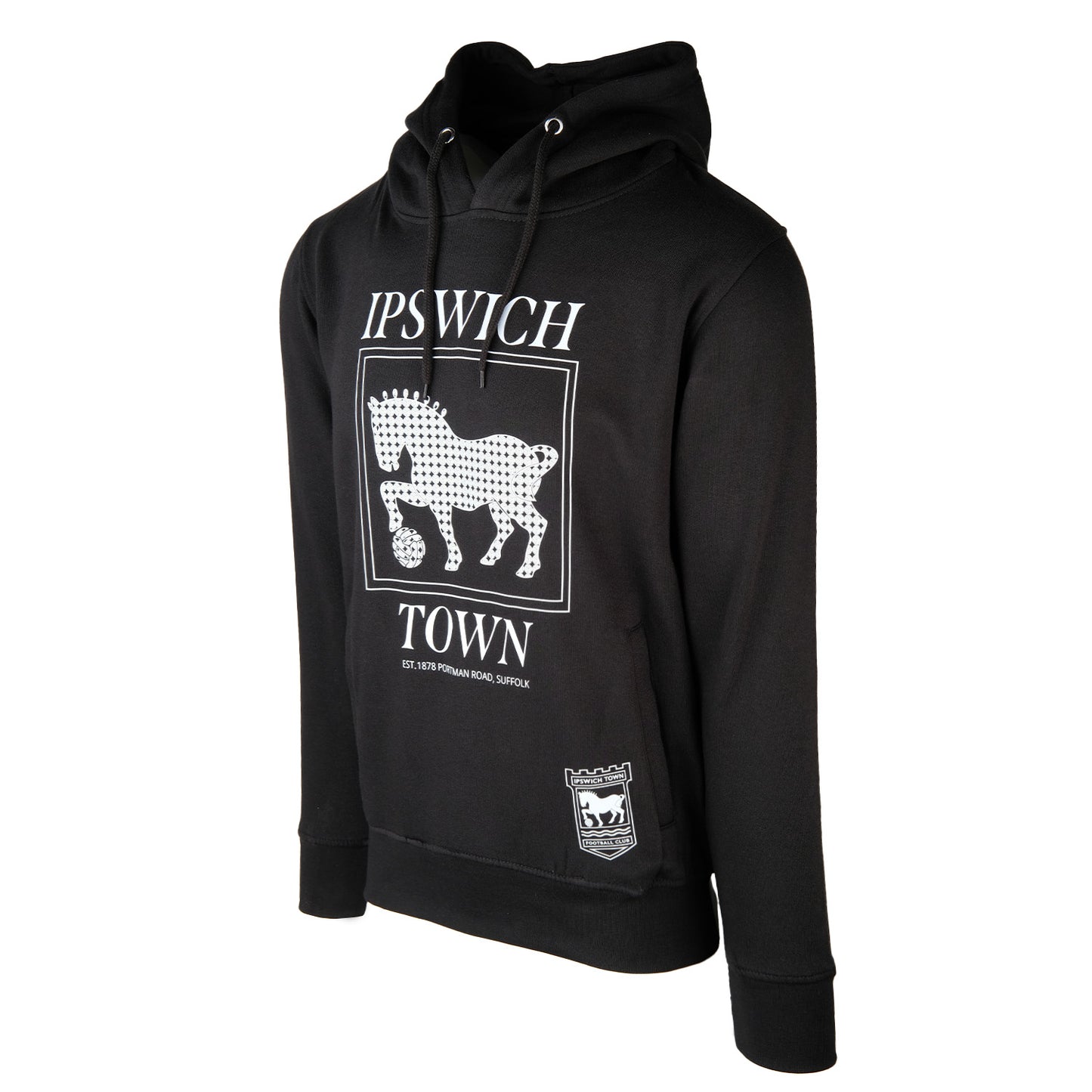 Suffolk Punch Black Hoody Ladies