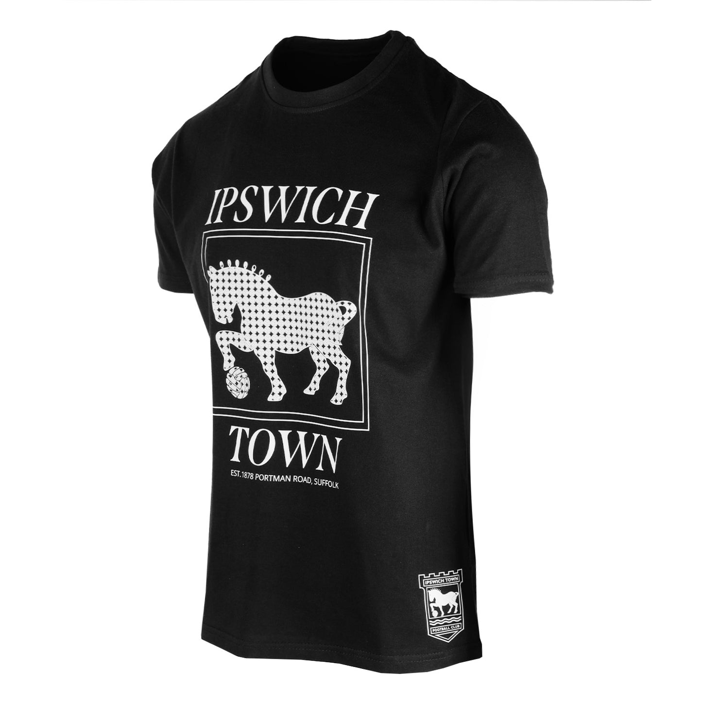 Suffolk Punch Black Tee Ladies