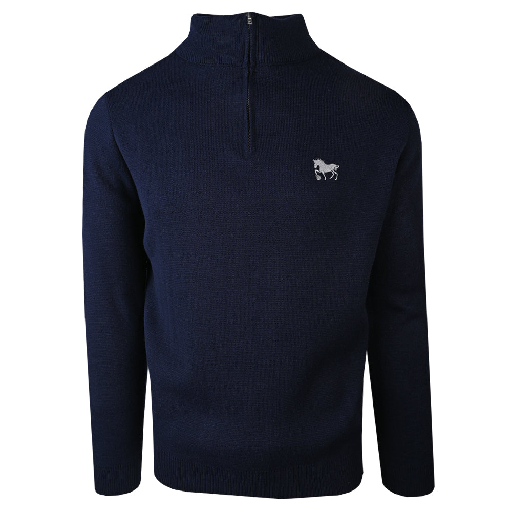 Suffolk Punch Knitted 1/4 Zip Sweater