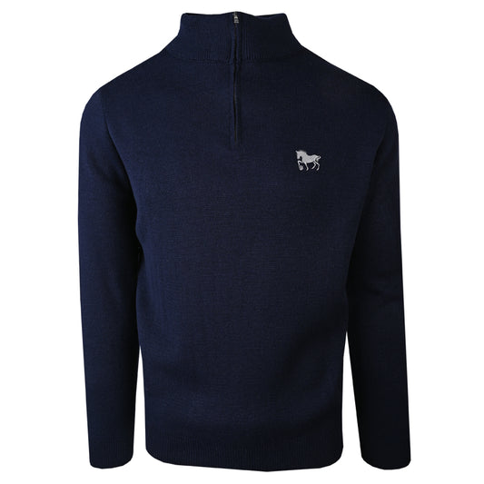 Suffolk Punch Knitted 1/4 Zip Sweater