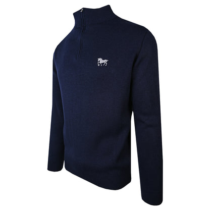 Suffolk Punch Knitted 1/4 Zip Sweater