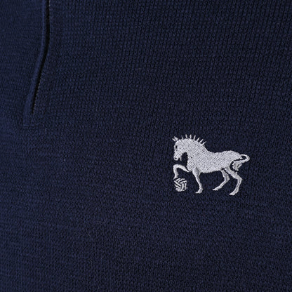Suffolk Punch Knitted 1/4 Zip Sweater