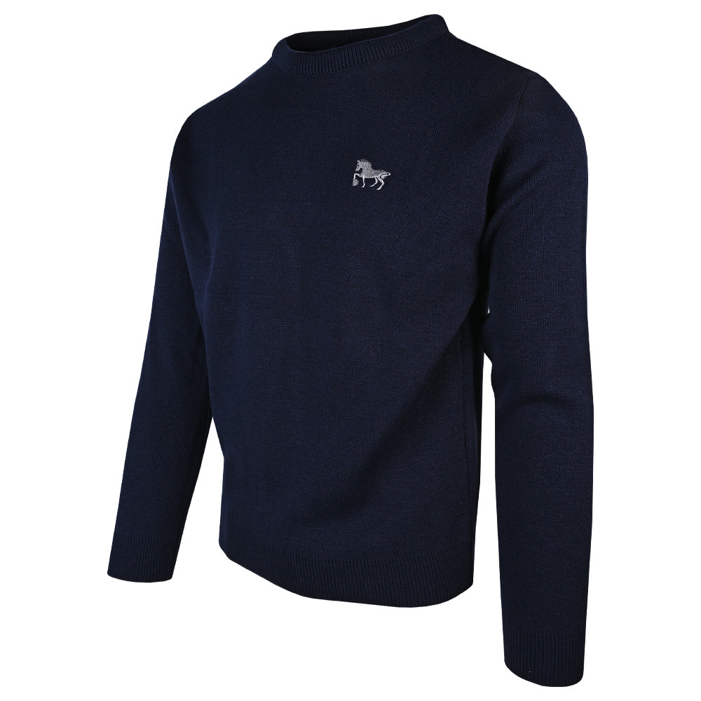 Suffolk Punch Knitted Sweater Navy