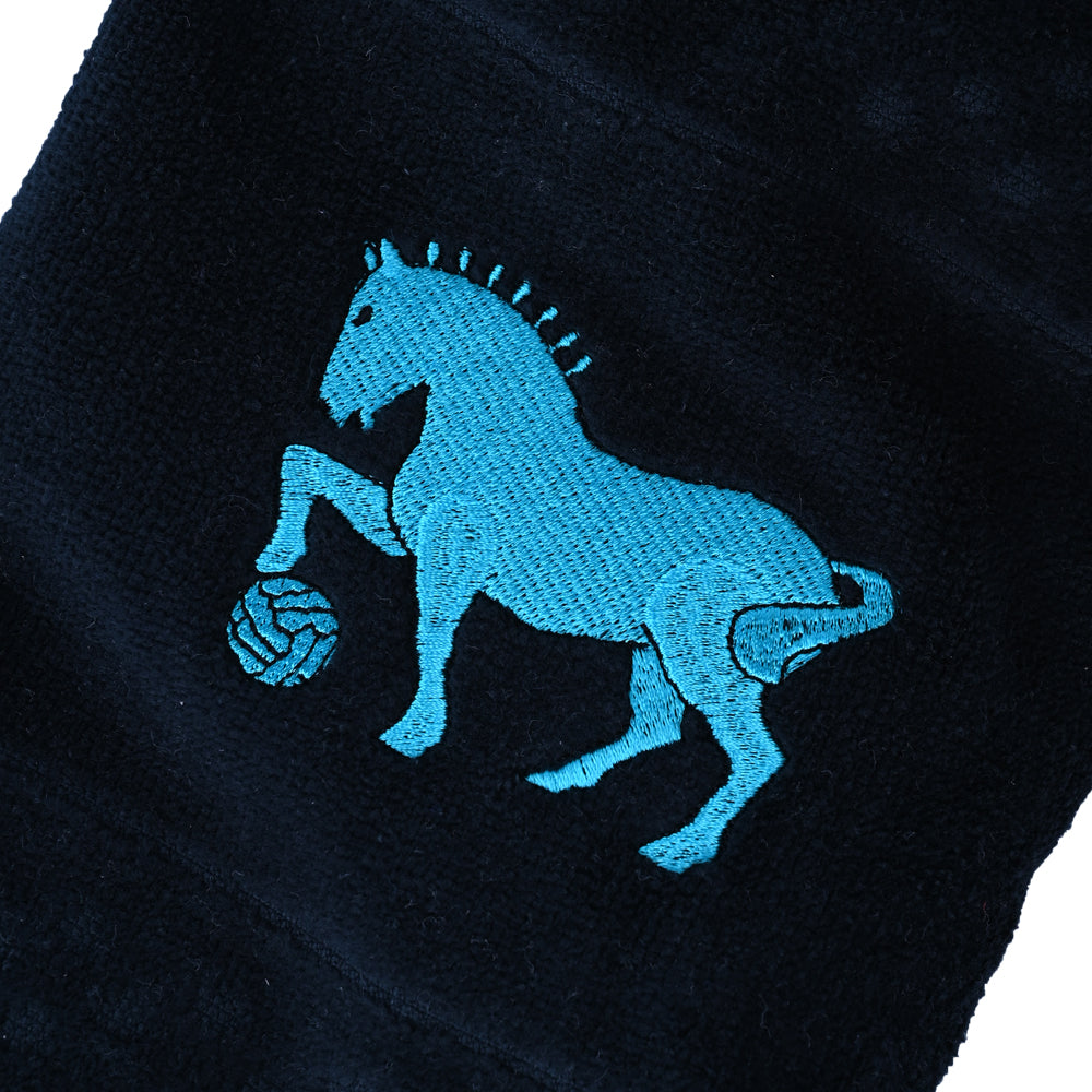 Black Suffolk Punch Golf Towel