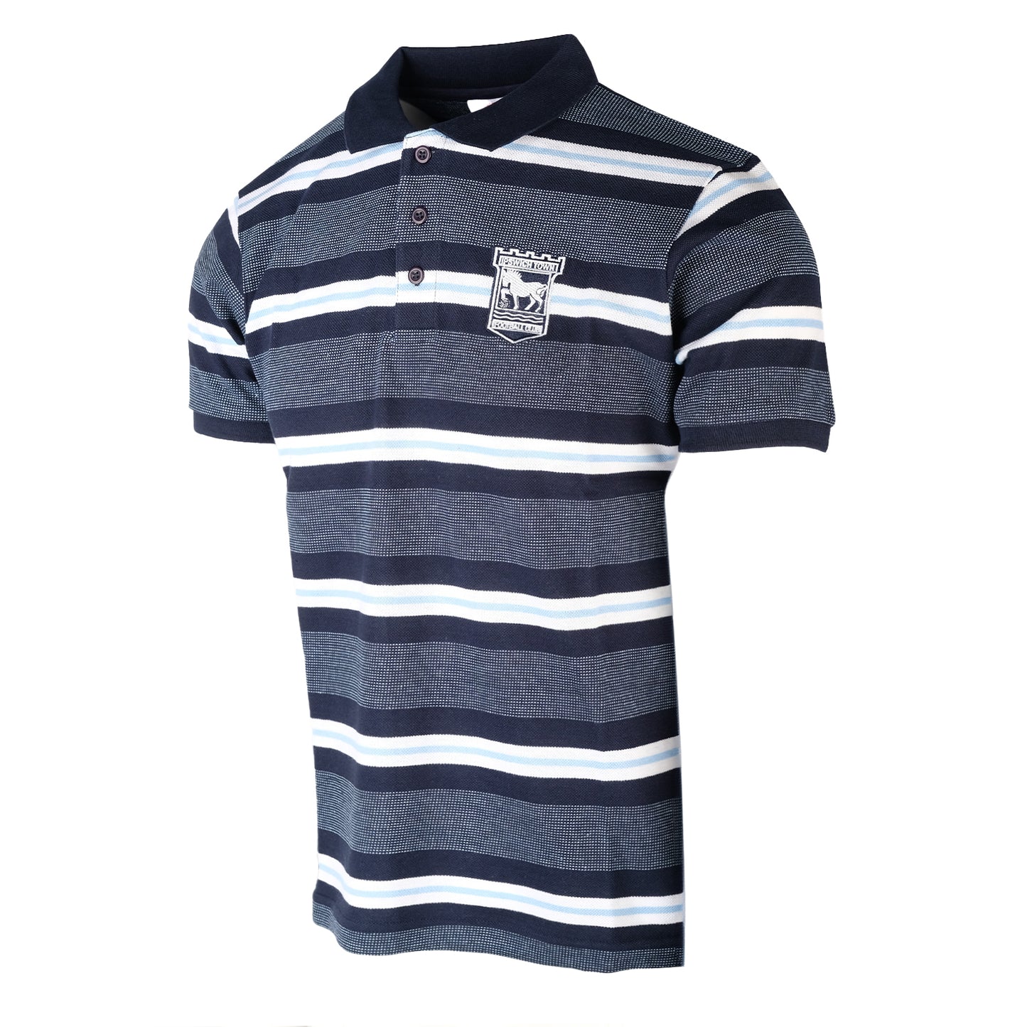 Tonal Hooped Polo Navy