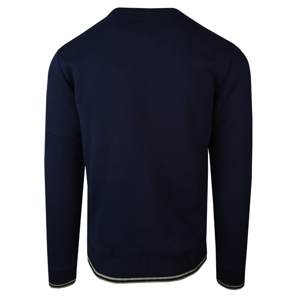 Town Apparel Navy Debossed Sleeve Sweatshirt