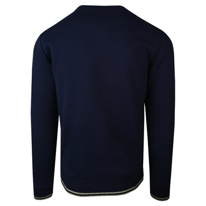 Town Apparel Navy Debossed Sleeve Sweatshirt