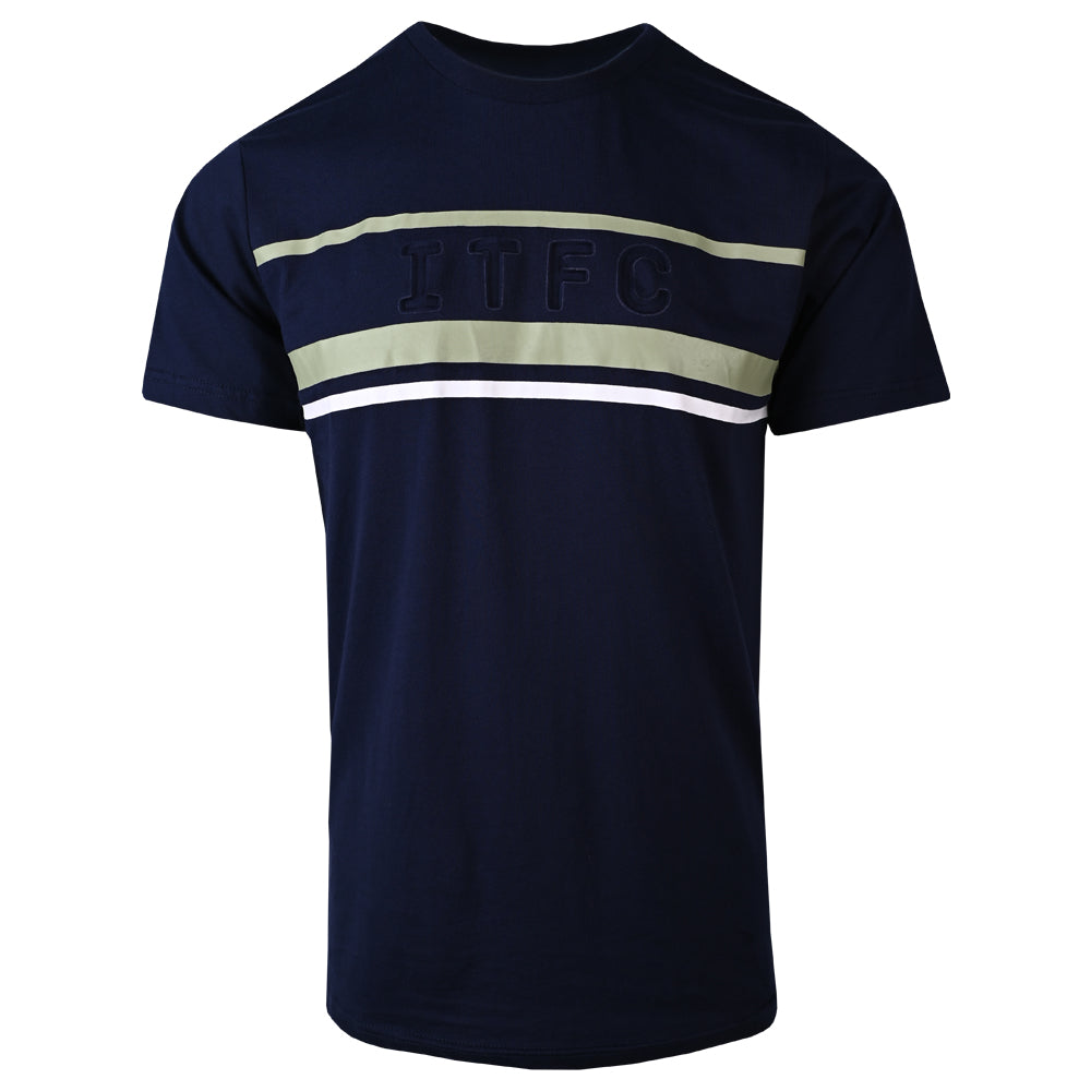 Town Apparel Navy Debossed Tee