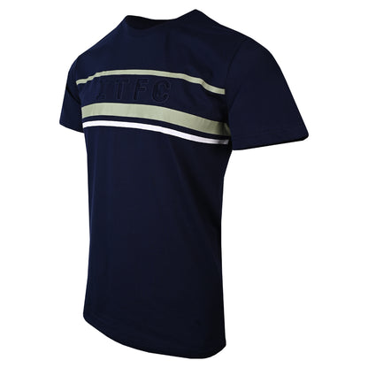 Town Apparel Navy Debossed Tee