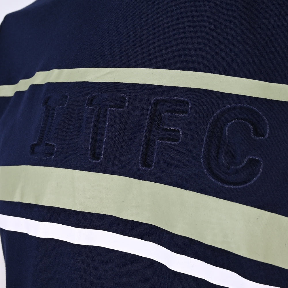 Town Apparel Navy Debossed Tee