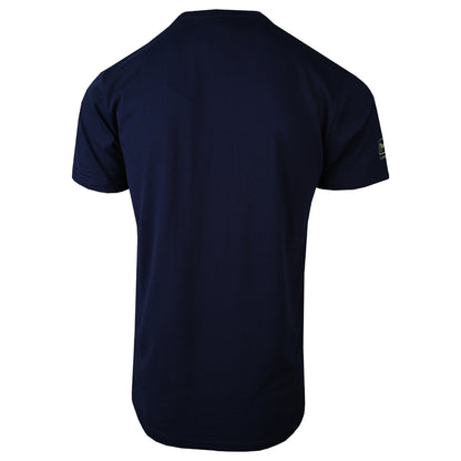 Town Apparel Navy Debossed Tee