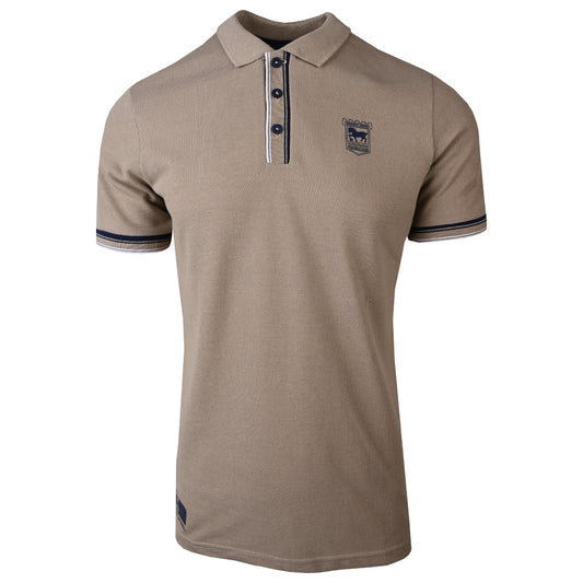 Town Apparel Stone Embossed Cuff Polo