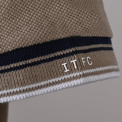 Town Apparel Stone Embossed Cuff Polo